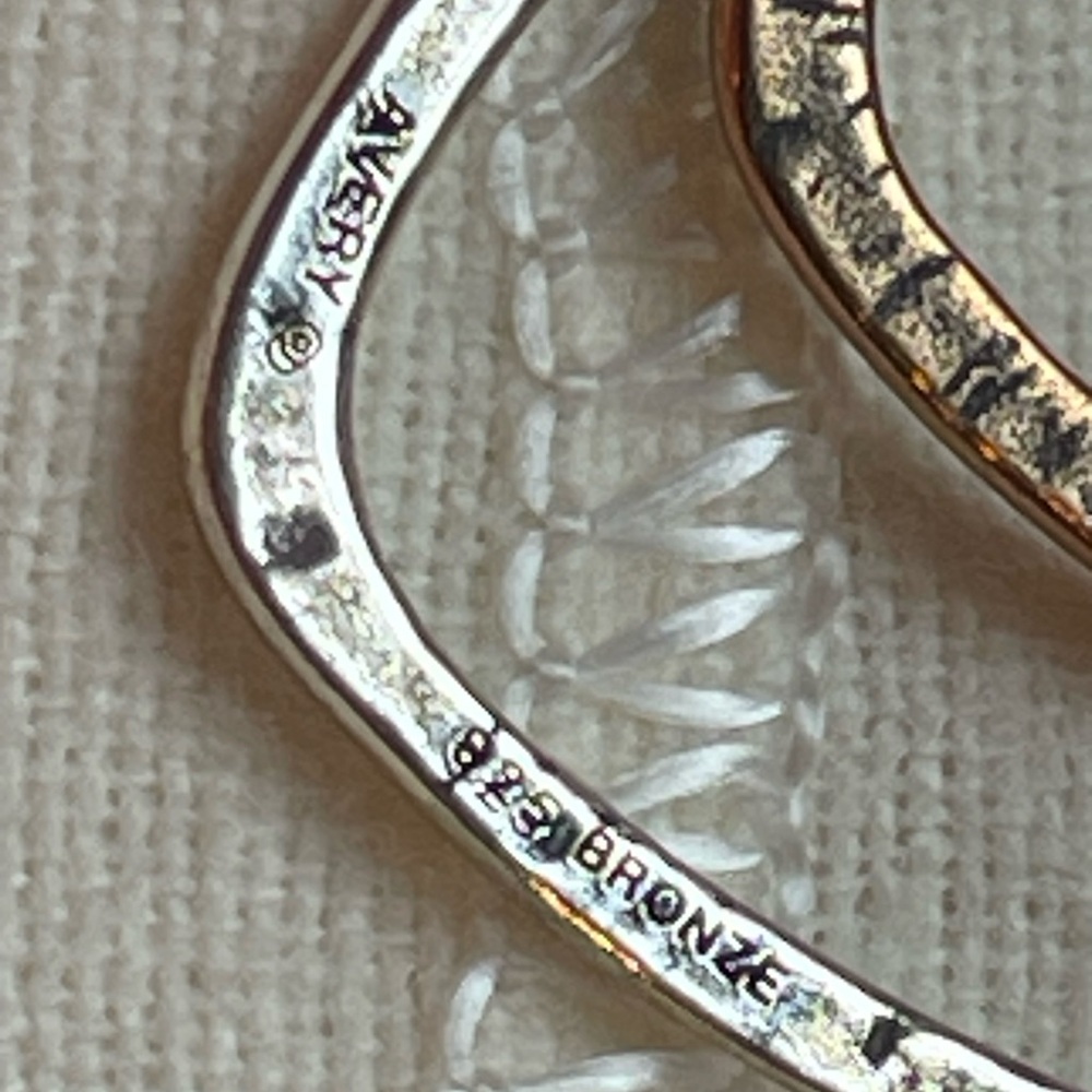 James Avery Hammered Multi-Loop Silver Dangle Ear… - image 7